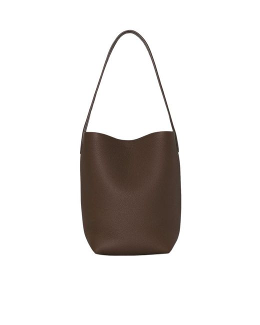 The Row Brown Small N/S Park Tote Bag