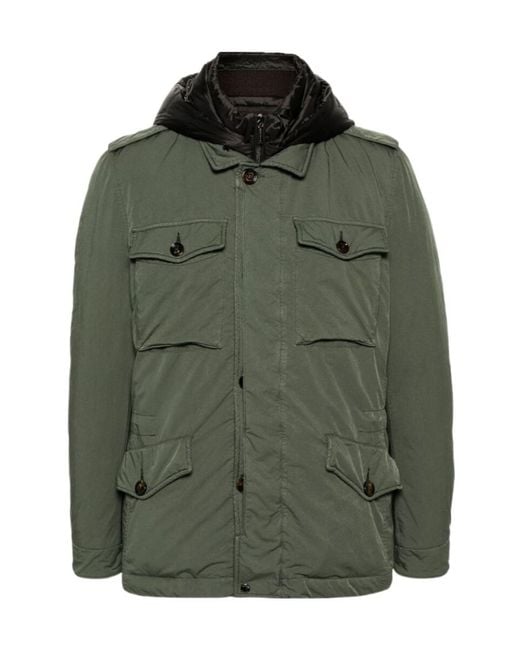 Moorer Green Isac-4G Padded Jacket for men