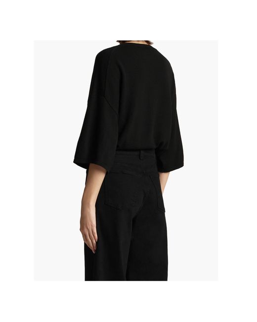 Khaite Black Simon Bodysuit