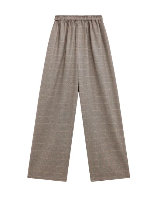 Frankie Shop Gray Elastic Waist Casual Pants