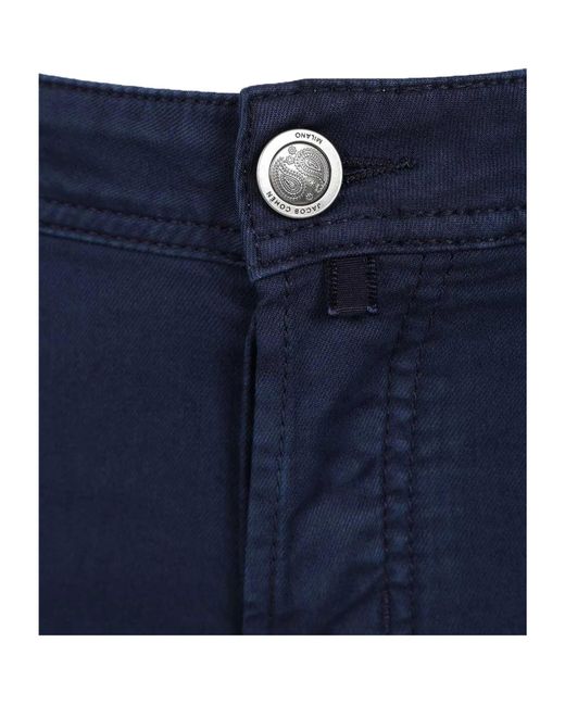 Jacob Cohen Blue Belt Loop Jeans for men