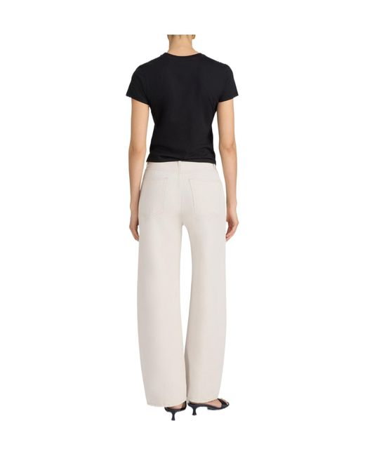 FRAME White Off Duty Drawstring Jeans