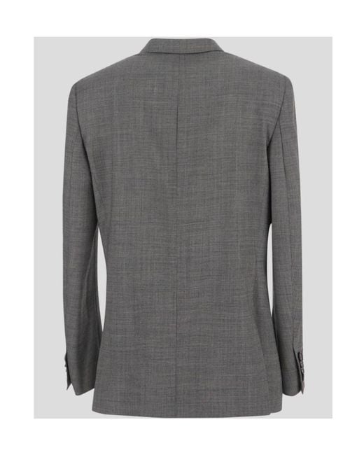 Stella McCartney Gray Double-Breasted Blazer
