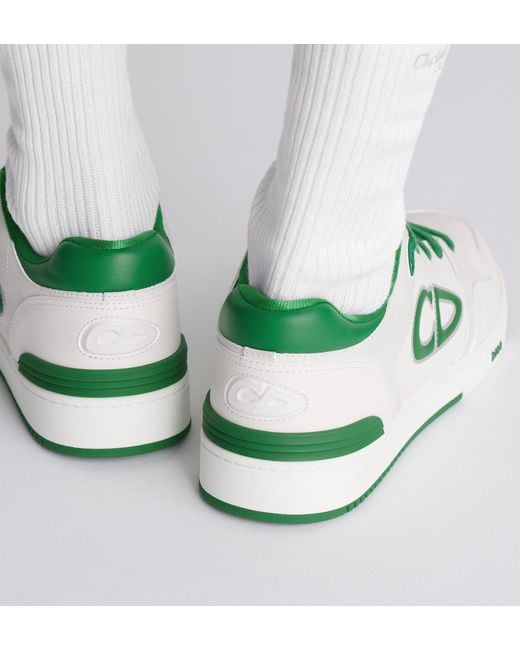 Dior Green B57 Dribble Low-Top Sneakers for men