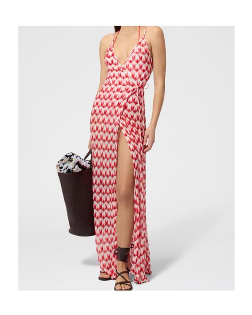 Missoni Red Suspender Dress