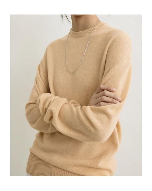 Totême Natural Long Sleeve Sweater