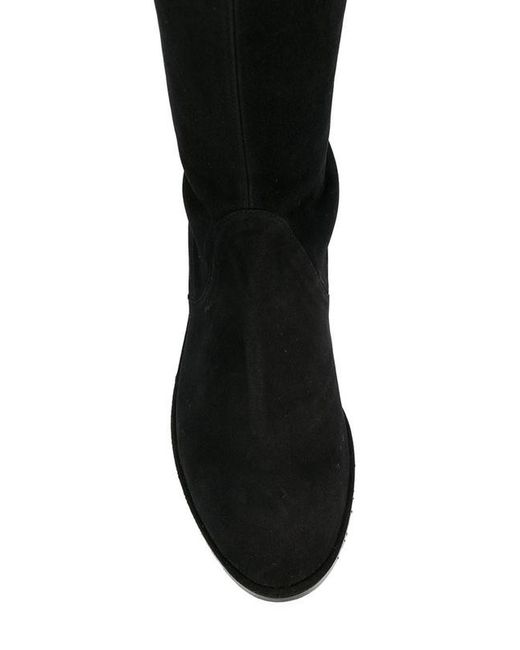 Stuart Weitzman Black Lowland Boots