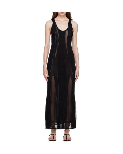 Y. Project Black Sheer Sleeveless Dress