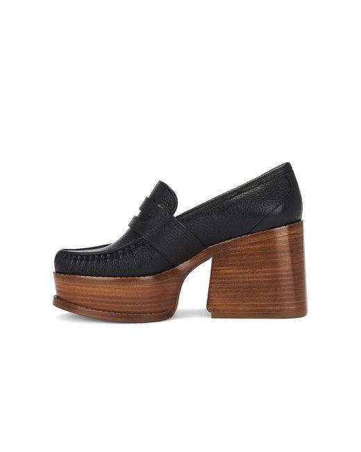 Gabriela Hearst Black Thick-Soled Loafers