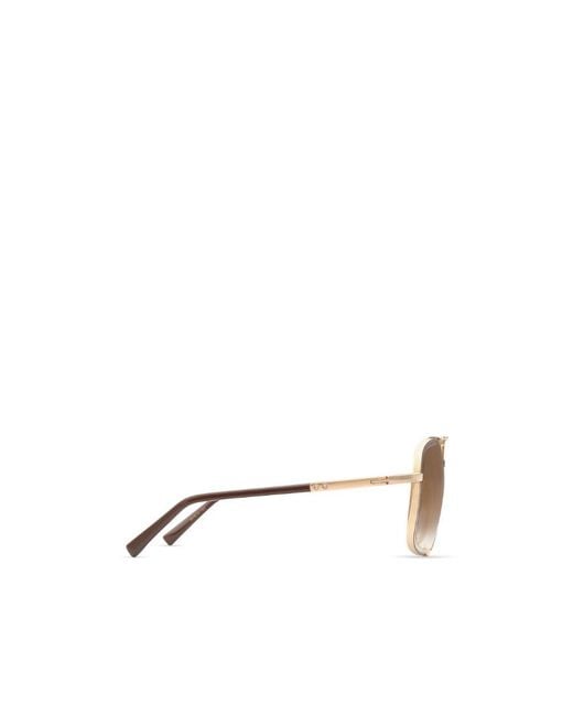Dita Eyewear White Shield Frame Sunglasses for men