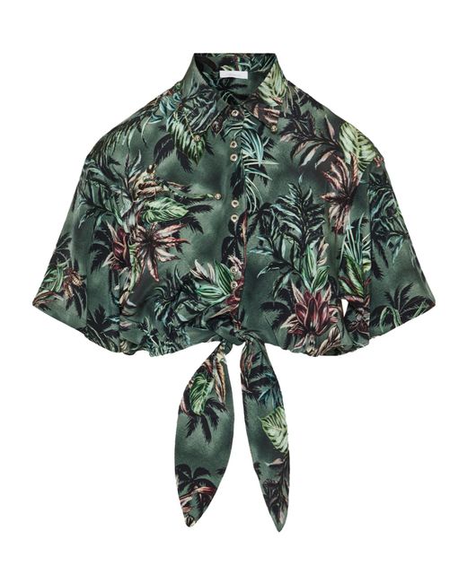 Rabanne Green Short-Sleeved Shirt