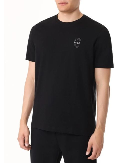 Boss Black Boss Carabiner Artwork Regular-Fit T-Shirt for men