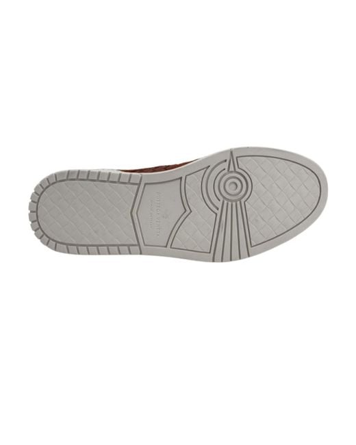 Bottega Veneta Brown Logo Details Casual Sneakers