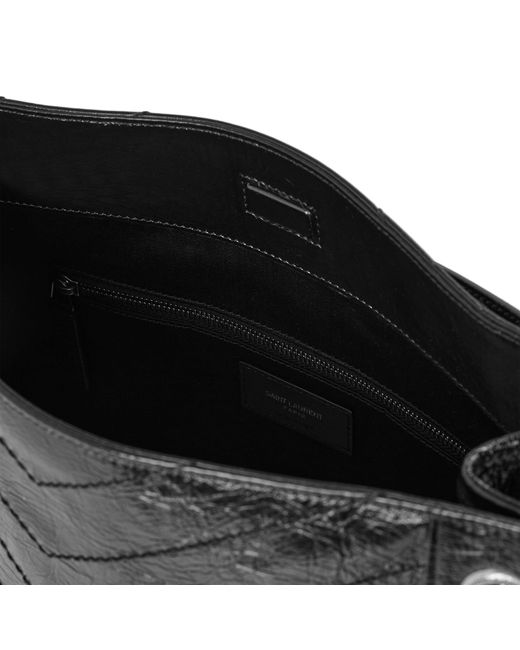 Saint Laurent Black Solid Color Shoulder Bag