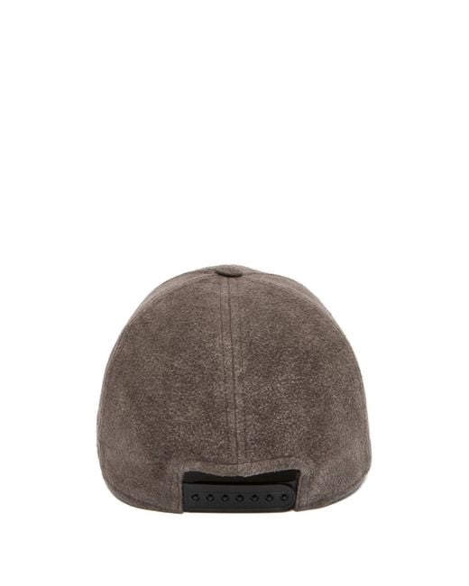 Rick Owens Brown Concordians Baseball Cap for men