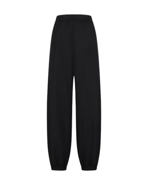 Herno Black Drawstring Trousers