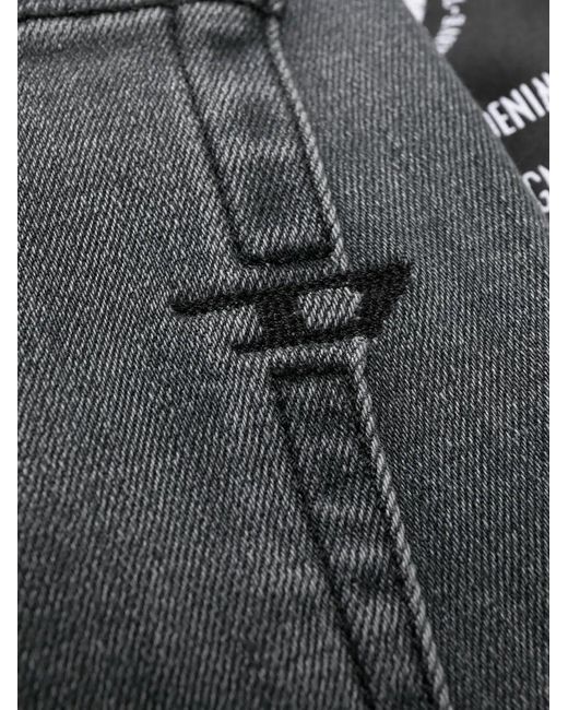 DIESEL Gray D-Amny Mid-Rise Slim-Fit Jeans for men