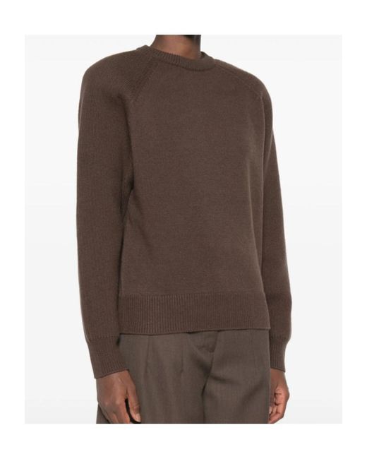 Frankie Shop Brown Long-Sleeved Pullover