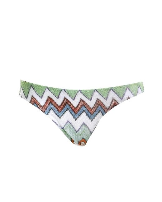Missoni White Zigzag Tied Bikini