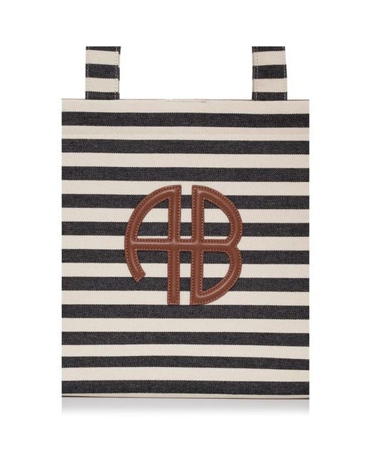 Anine Bing White Lara Tote Bag