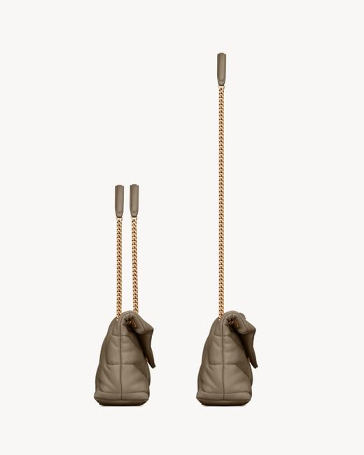 Saint Laurent Natural Puffer Small