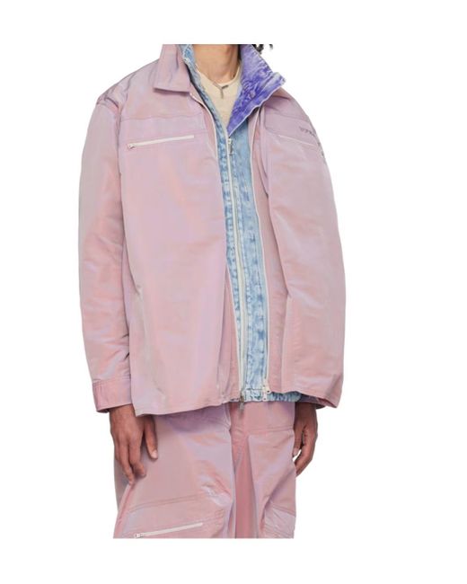 Y. Project Pink Gathered Shirt for men