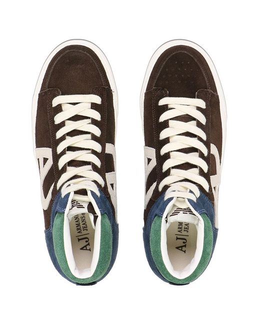 Armani Jeans Multicolor Logo Details Casual Sports Shoes for men