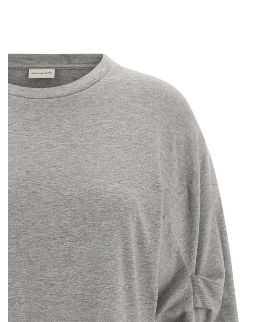 Dries Van Noten Gray 'Heynas' T-Shirt