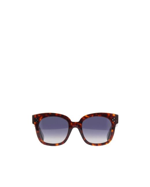Céline Blue Ultra-Large-Frame Sunglasses