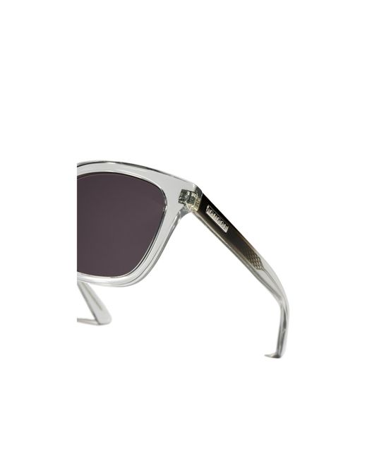 Gucci White Asian Fit Square-Frame Sunglasses for men