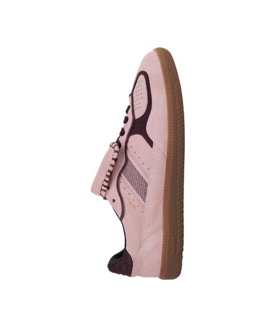 Alohas Pink Fold-Over Tongue Low-Top Sneakers