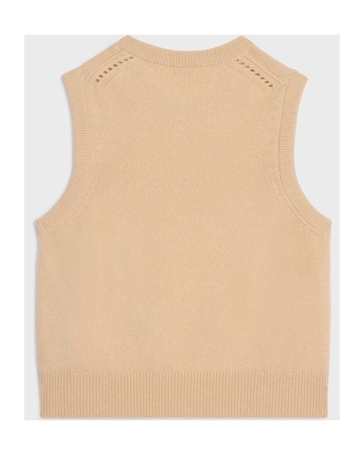 Céline Natural Crew Neck Sweater