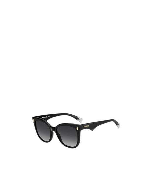 Missoni Metallic Oval Frame Sunglasses