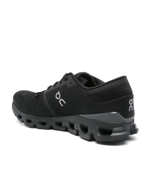 On Shoes Black Cloud X 4 Lace-Up Sneakers for men