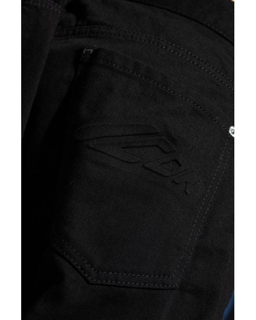 DSquared² Black Tapered Leg Jeans for men