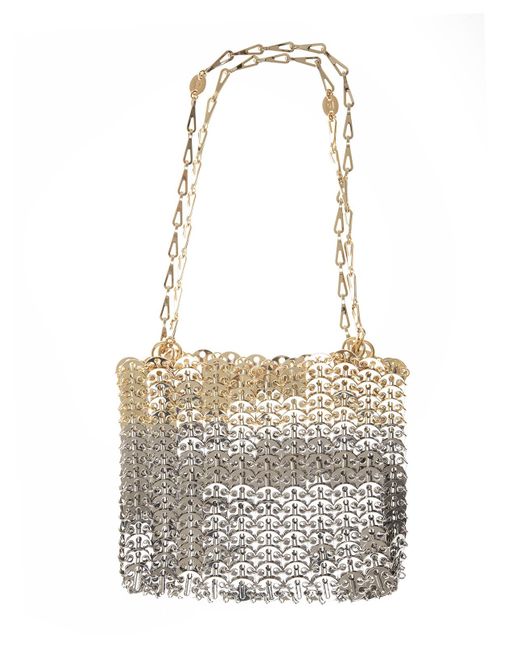 Rabanne White Rabanne 1969 Skyline Chainmail Clutch Bag