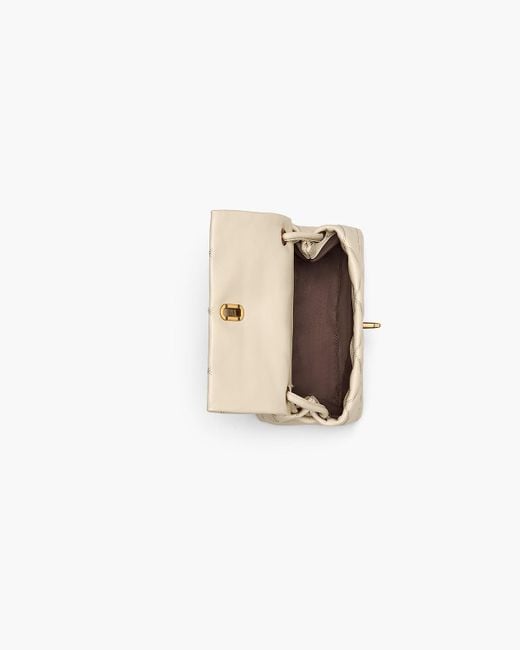 Marc Jacobs White The Quilted Mini Dual Shoulder Bag