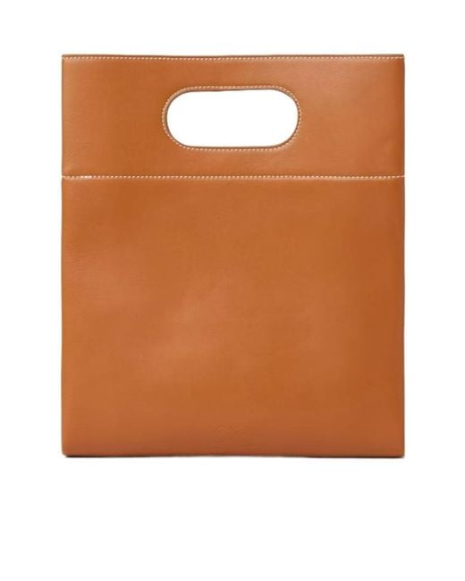 Loro Piana Brown Just Bag Tote Bag