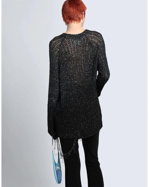 Maison Margiela Gray Solid Color Knitted Top