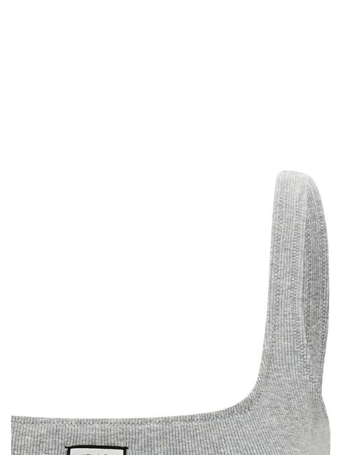 Entire studios Gray Lounge Ribbed Tank Top