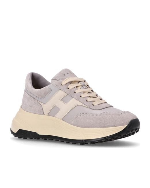 Hogan White Hi-Fi Sneakers