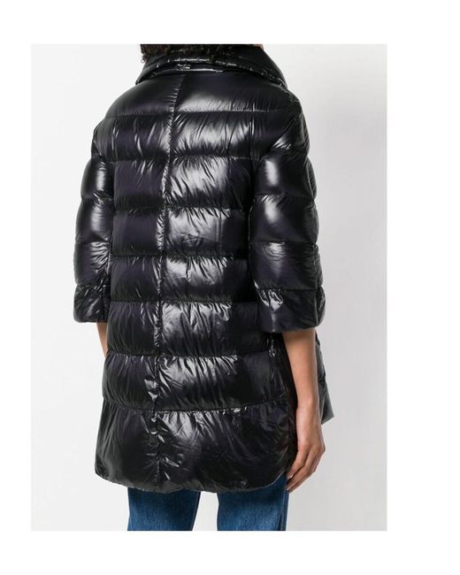 Herno Black Zip Down Jacket