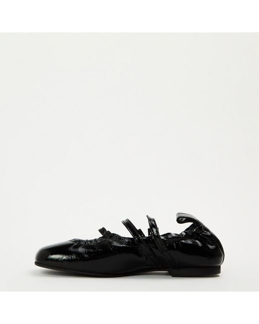 Alohas Black Anne's Flat Ballet Shoes