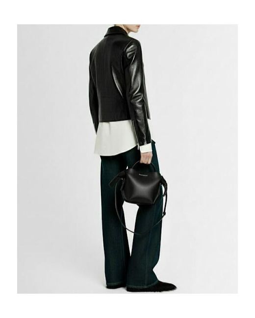 Our Legacy Black Leather Zip-Up Jacket