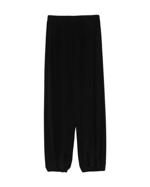 Alysi Brown Silk Baloon Trousers