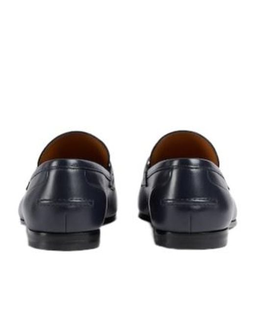 Gucci Blue Jordaan Slip-On Loafers for men