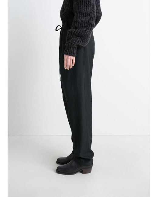 Lemaire Black Drawstring Straight-Leg Pants