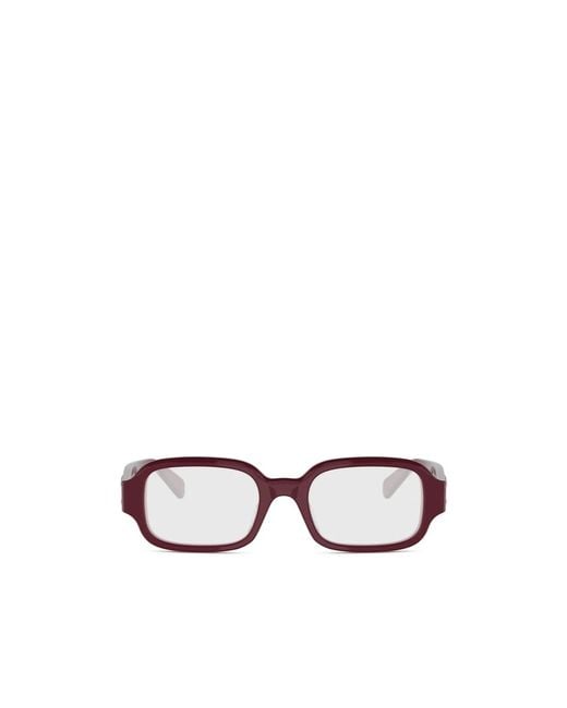 Céline White Full Frame Glasses