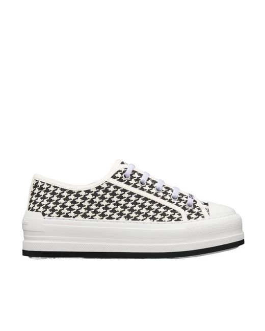 Dior White Walk'N' Platform Sneaker