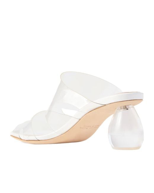 Simone Rocha White Solid Mules